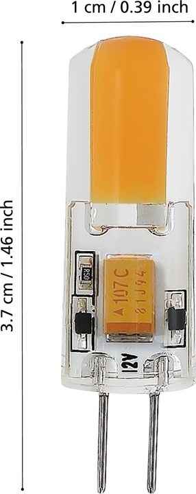 Actual product image EGLO illuminants (G4, 1.80 W, 200 lm, 2 x, F)