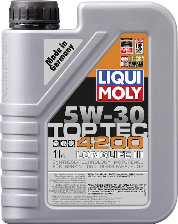 Actual product image Liqui Moly Top Tec 4200 5W-30 3706 (1 l, SAE 5W-30)