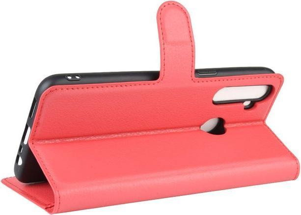 Actual product image MU Classic Litchi Leather Bookcover Series (Realme 5 Pro)