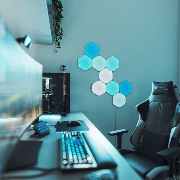 Actual product image Nanoleaf Shapes Hexagon Starter Kit (9x) (100 lm)
