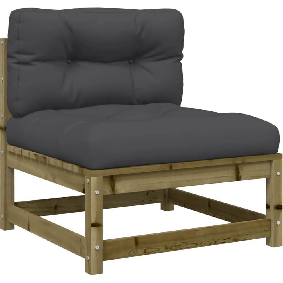 VidaXL, Gartenlounge, 10-tlg. Garten-Lounge-Set mit Kissen