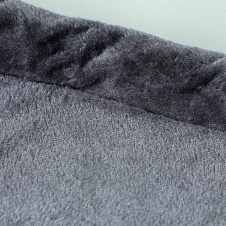 Produktbild PawHut Kratzbaum Spanplatte, Polyester Dunkelgrau (66 cm, Cremeweiss, Dunkelgrau)