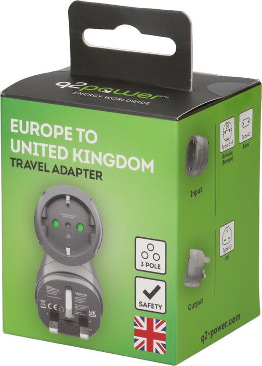 Immagine prodotto Q2 Power Adattatore da viaggio Q2Power