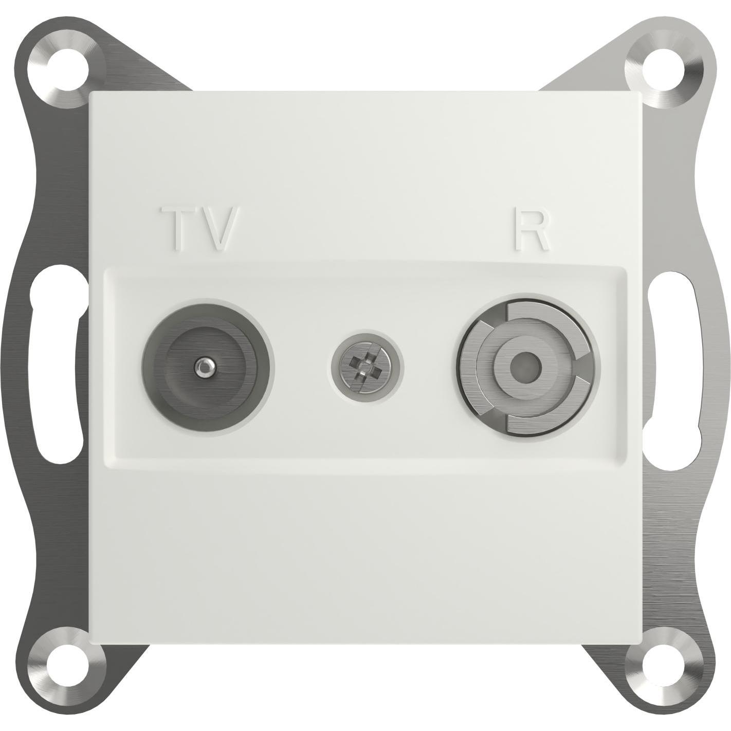 Schneider Electric, Steckdose, TV-, Radio-Enddose Asfora Weiss (RAL 9003) EPH3300721D