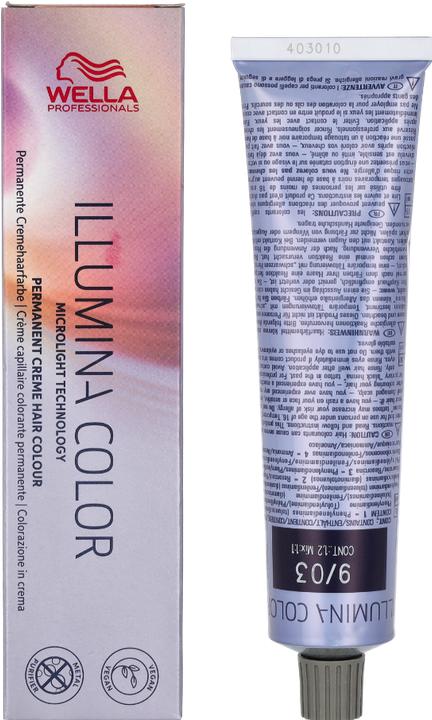 Immagine prodotto Wella Colore Illumina (9/03 biondo chiaro natura-oro)