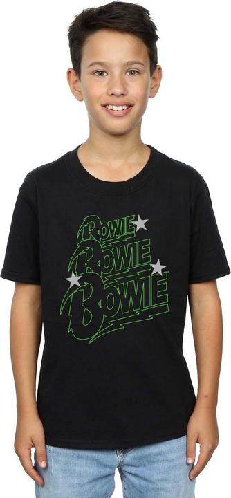 Produktbild David Bowie Multiple Neon Logo TShirt Jungen (140, 146)