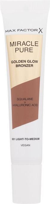 Produktbild Max Factor Miracle Pure Golden Glow Bronzer - Bronzer 15 ml 001 Light-To-Medium (001 Light-To-Medium, 01 Light To Medium, Bronzer, 15 ml)