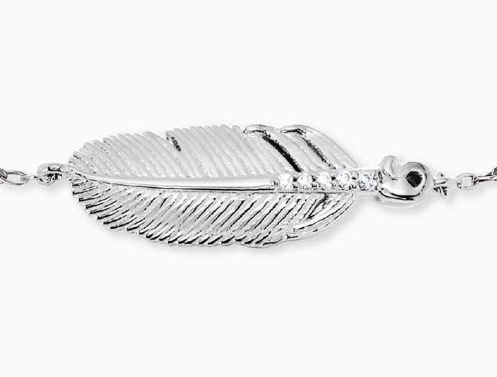 Produktbild Engelsrufer Armband Feder (19 cm, 925er Silber)