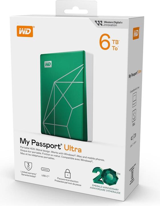 Image du produit WD Mon Passeport Ultra (6 To)