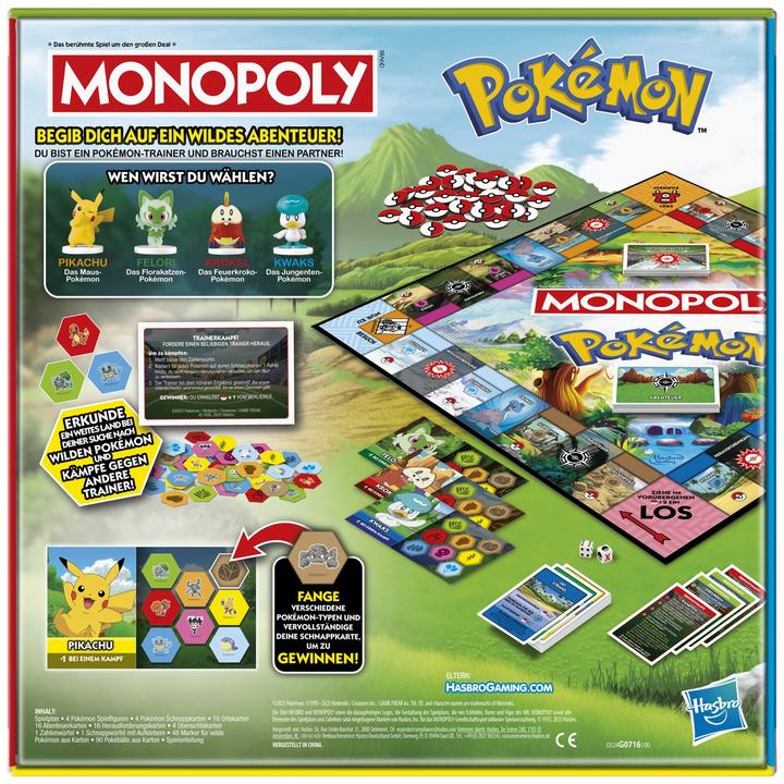 Immagine prodotto Hasbro Gaming Monopoly Pokemon (Tedesco, 2 - 6 Giocatori)