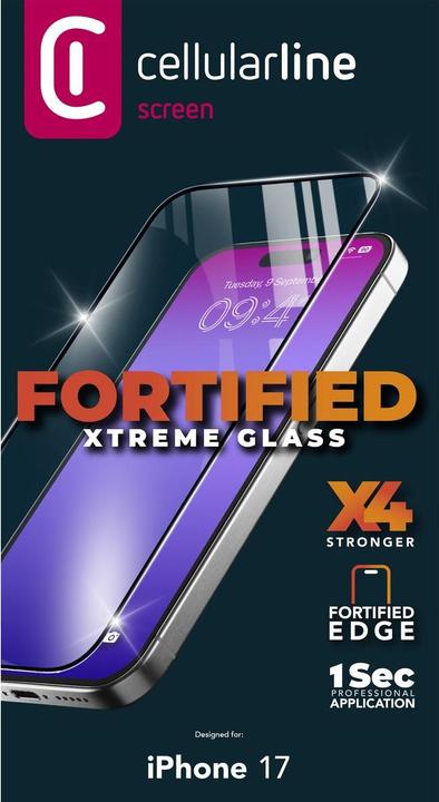 Image du produit Cellularline Xtreme Glass (1 pcs, Apple iPhone 17)