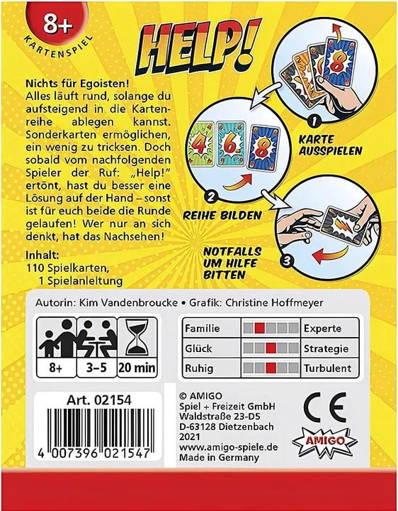 Immagine prodotto Amigo Aiuto! (Tedesco, 3 - 5 Giocatori)
