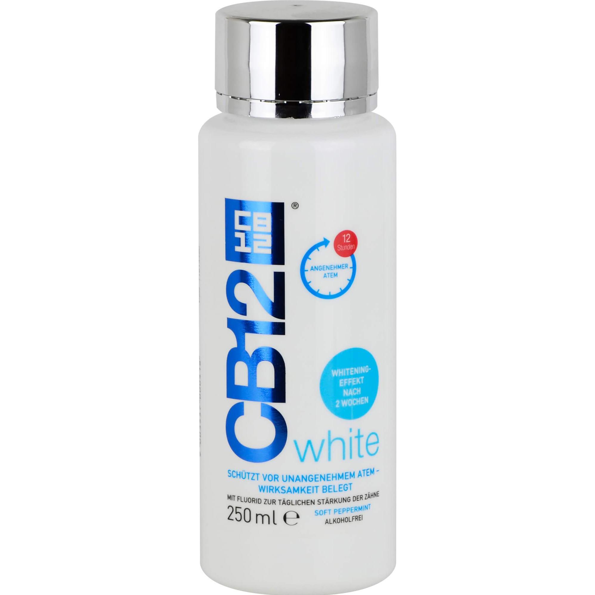 CB12, Zahnpasta, White schützt vor unangenehmem Atem, 250 ml Lösung (250 ml)