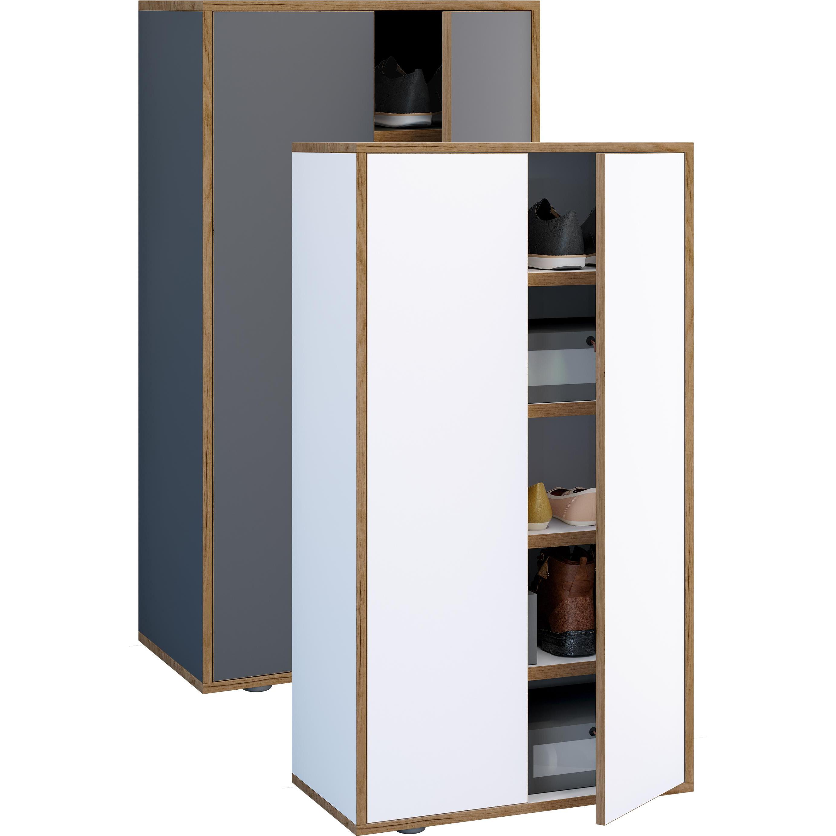 VCM, Schuhschrank, XL Holz Grosser Schuhschrank Salia B60