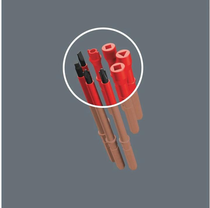 Produktbild Wera Kraftform Kompakt (Phillipps-Kreuzschlitz (PH), Pozidriv-Kreuzschlitz (PZ), Schlitzschrauben, TX)