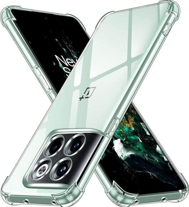 Actual product image Screenguard OnePlus 10T Case Crystal Soft Airbag Bumper (OnePlus 10T)