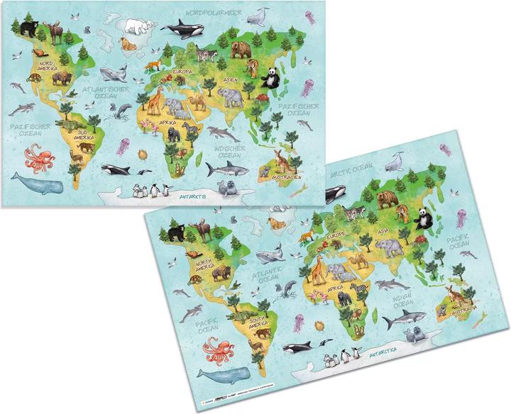 Produktbild HERMA Weltkarte (55 x 35 cm)