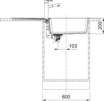 Immagine prodotto Franke Bitte in Hybris oder Grundatentext in SAP-ERP in IT pflegen!! (Lavello con sgocciolatoio, 50 cm, 100 cm)
