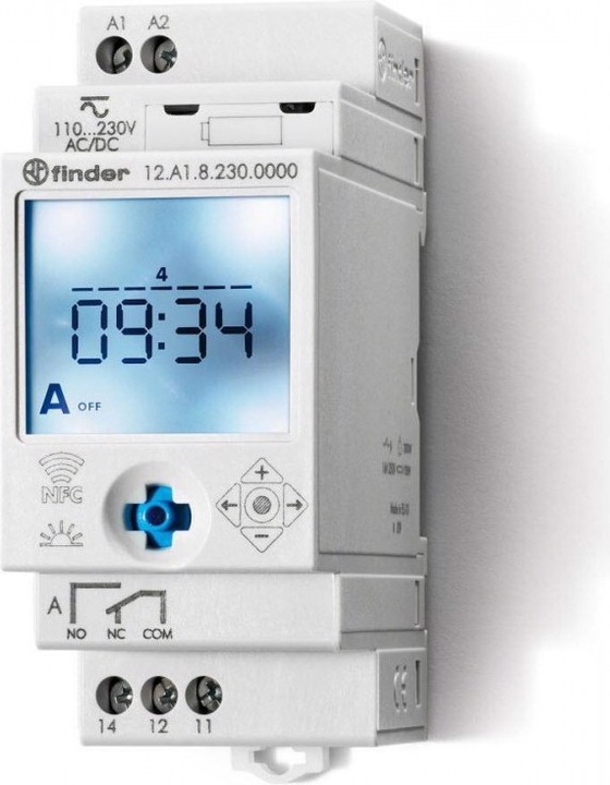 Actual product image Finder Timer 1 changeover contact, 16A 12.A1.8.230.0000