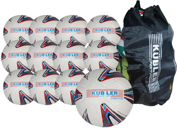 Produktbild Kübler Sport ® 12er-Set Fussball HYBRID TEAM (5)