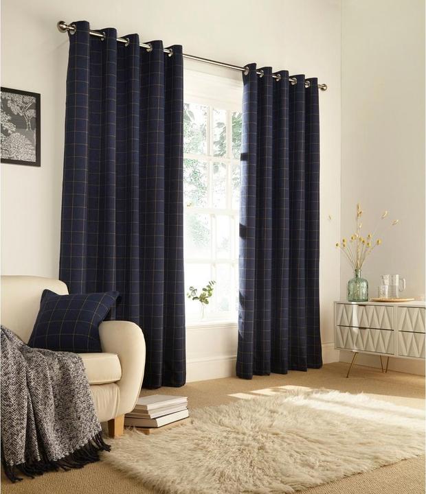 Actual product image Furn Eyelet curtains Ellis (168 x 183 cm)