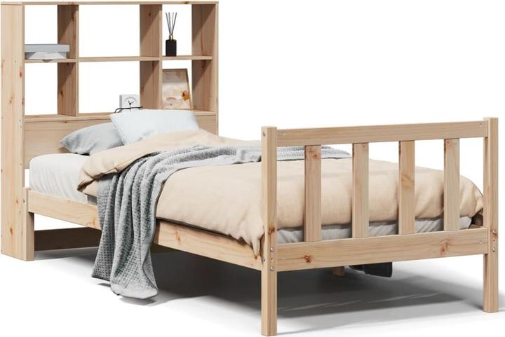 Image du produit vidaXL Lit en bois massif Lit double Cadre de lit 180x200cm en pin (180 x 200 cm)