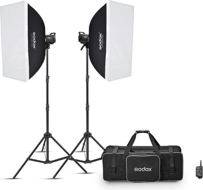 Actual product image Godox MS300V F Dual Studio Flash Kit (300 W, Set)