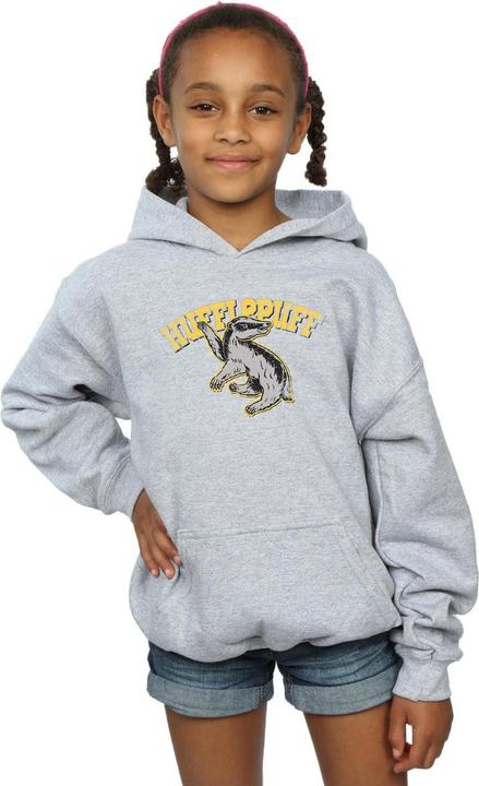 Produktbild Hufflepuff Sport Emblem Kapuzenpullover Mädchen (152, 158)