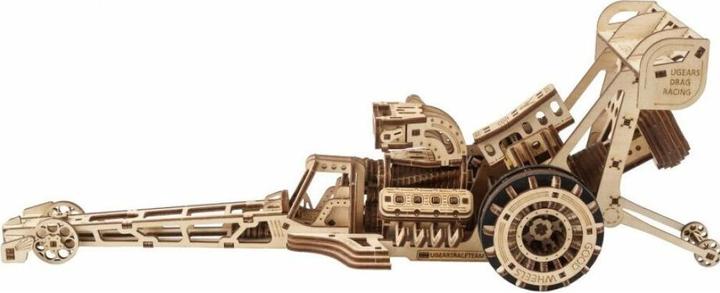 Actual product image Ugears 70174 - Dragster, 321 components