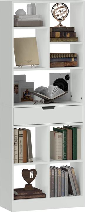 Immagine prodotto Homcom Bücherregal MDF, Spanplatte Weiss