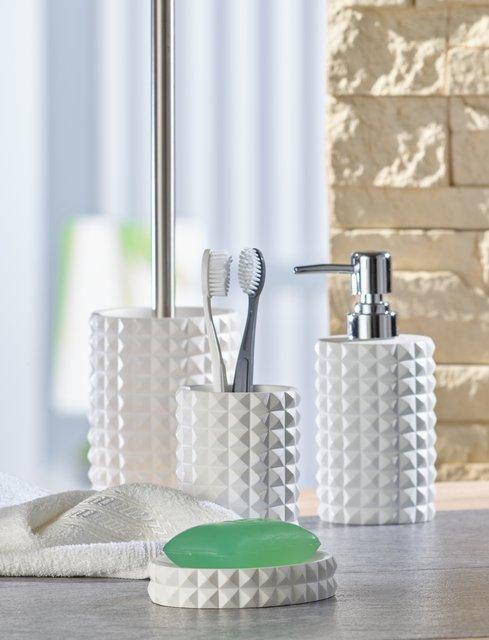 Actual product image Axentia Toothbrush Mug Vegas, polyresin