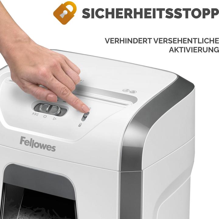 Produktbild Fellowes Aktenvernichter 15C weiss (Partikelschnitt)