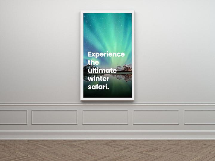 Actual product image Multibrackets Monitor frame, wall mounting, 55"/1195