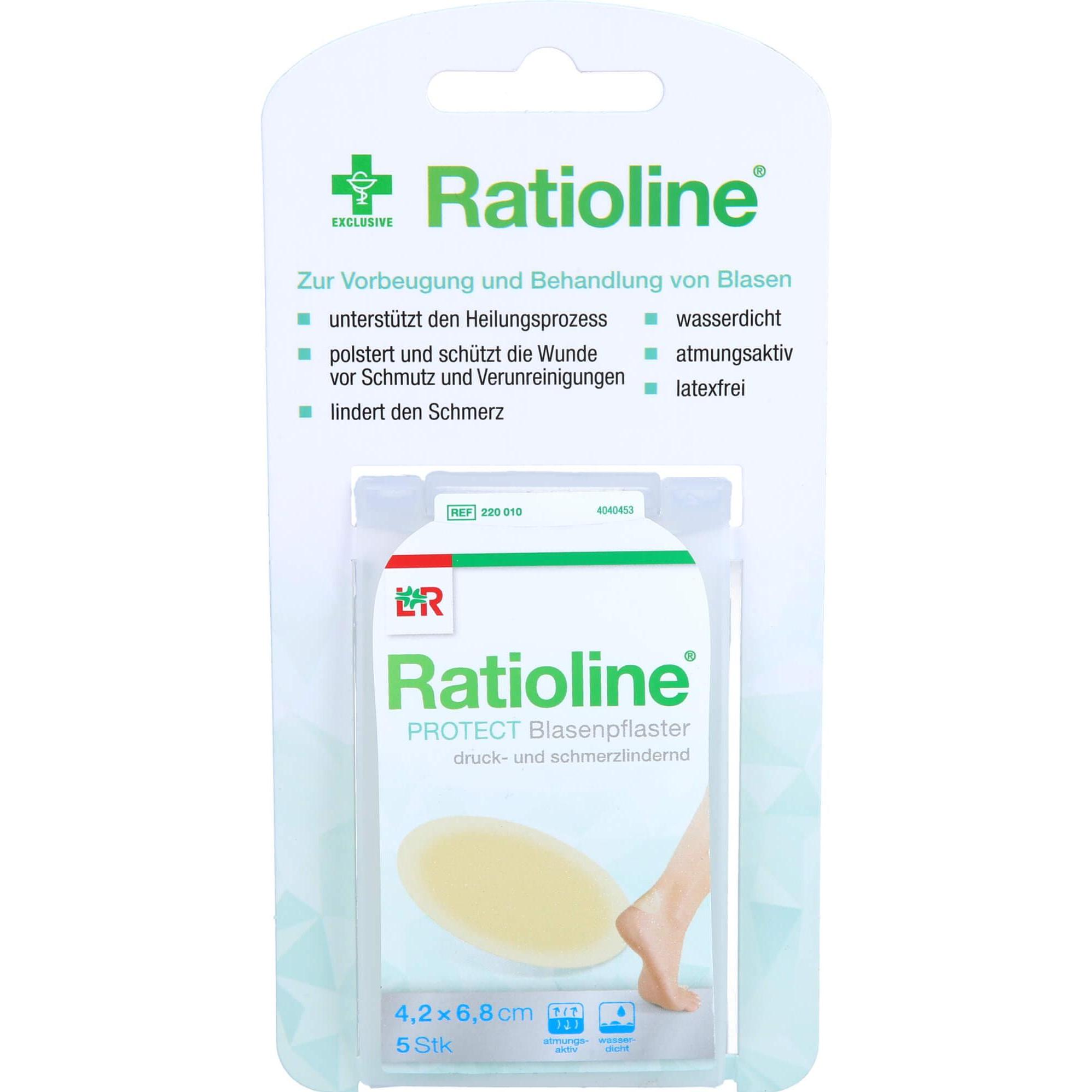 Lohmann & Rauscher, Pflaster, RATIOLINE PROT BLA 4.2X6.8 (5 x)