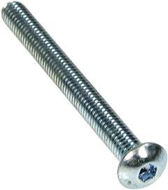 Image du produit Aquatuning Vis ISO 7380 M4 x 40 Tête cylindrique bombée Innensechskant zingué