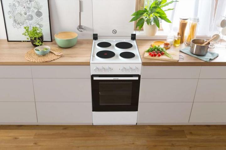 Produktbild Gorenje GE5 A22 WH ws Standherd A 50cm 4Kochplatten 70L 6Heizarten