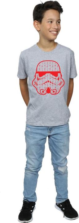 Produktbild Star Wars Christmas Stormtrooper Helmet TShirt Jungen (128)