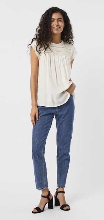 Produktbild Vero Moda Spitze Oberteil mit kurzen Ärmeln (XS)