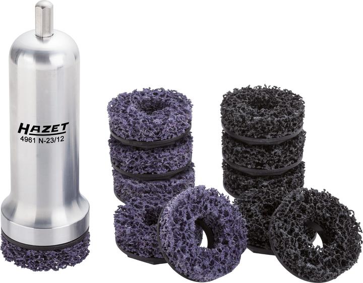 Produktbild HAZET Nkw Radnabenschleifer Satz 4961N-23/12 ∙ Anzahl Werkzeuge: 12