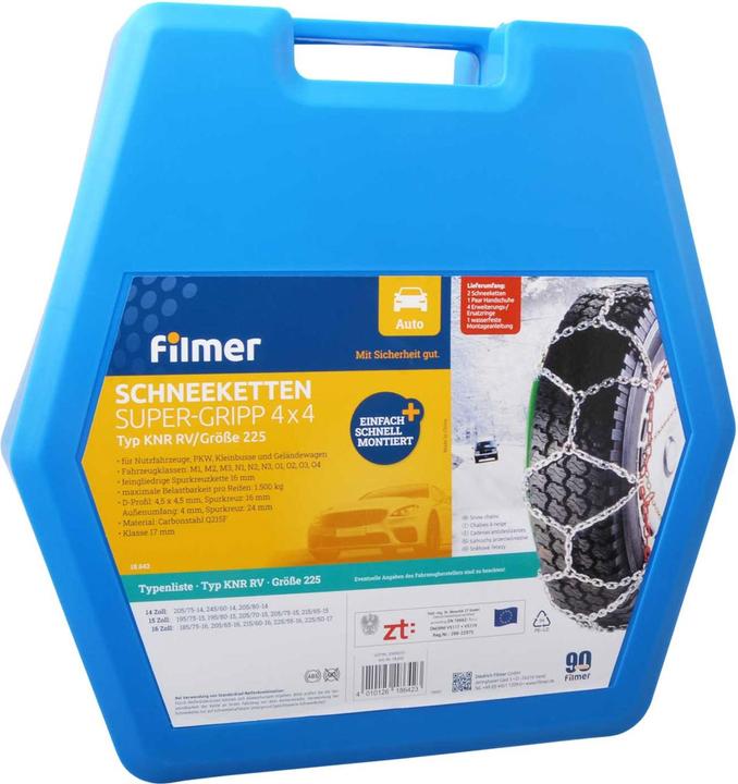 Immagine prodotto Filmer Schneeketten 4x4