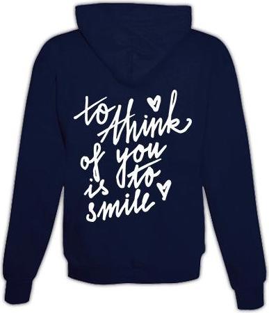 Produktbild Schwesternuhr Hoodie To think of you Unisex (XXL)