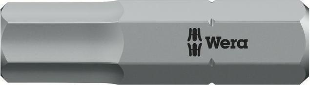 Actual product image Wera Bit for hexagon, 1/4 inch C 6.3 Hex-Plus profile (6.3 mm)