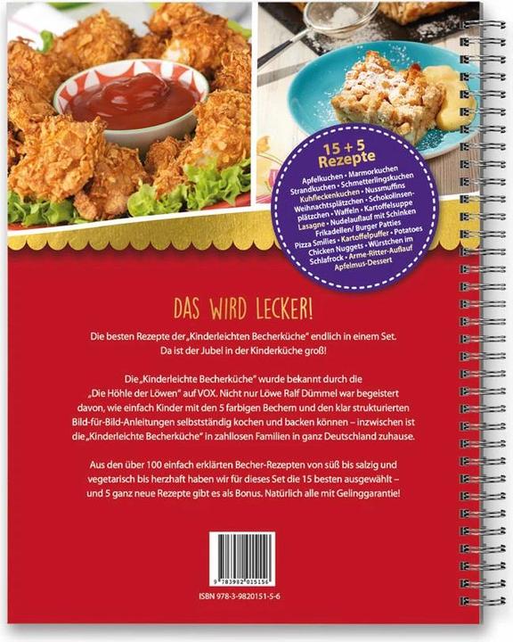 Actual product image Kinderleichte Becherküche - BEST of Becherküche (German, Birgit Wenz, 2021)