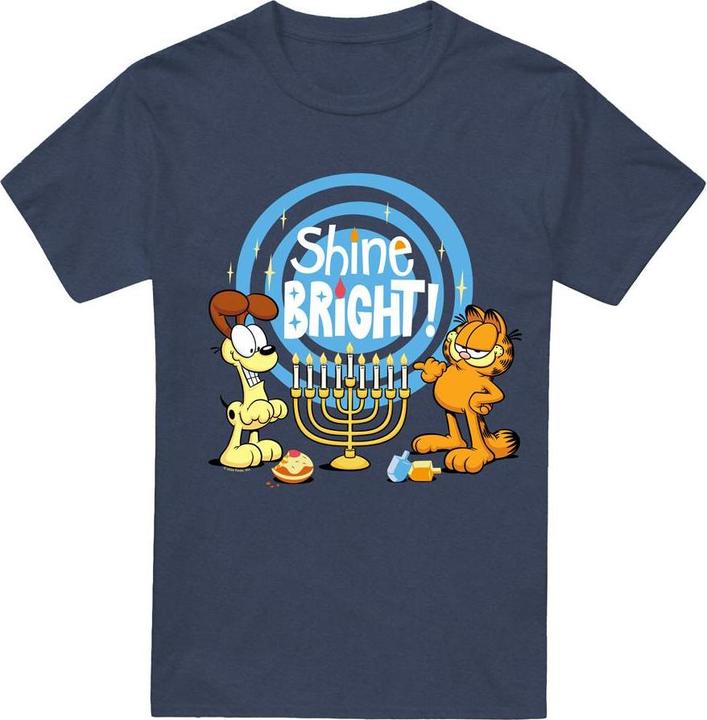 Image du produit Garfield - T-shirt SHINE BRIGHT FOR HANUKKAH - Adulte (XL)