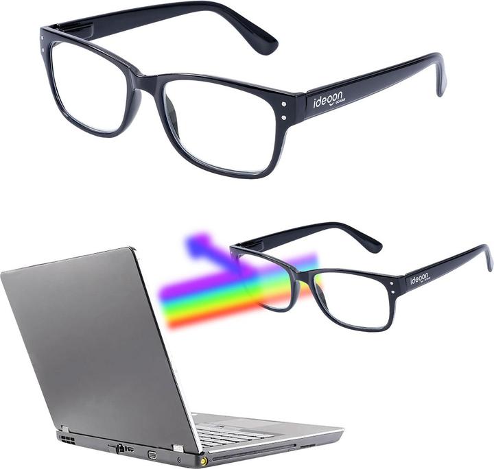 Immagine prodotto Ideoon Set di 2 occhiali con filtro per la luce blu