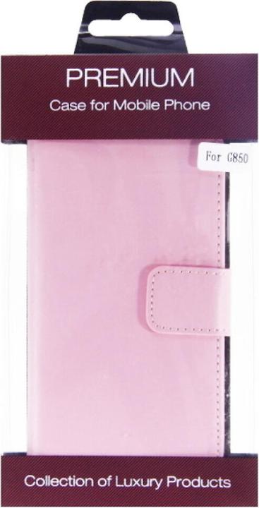 Image du produit OEM Book Case en cuir Slim pour Galaxy Alpha - rose 4250710555581 (Samsung Galaxy Alpha)