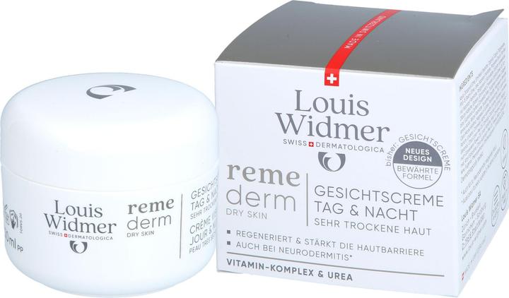 Produktbild Widmer Louis Remederm Gesichtscreme Tag und Nacht parfumiert 50 ml (50 ml, Tagescreme)