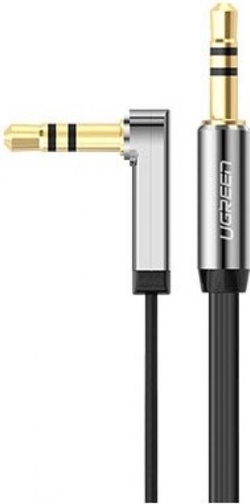 Produktbild Ugreen Audio AUX Kopfhörer Flachband abgewinkelt (3 m, 3.5mm Klinke (AUX))