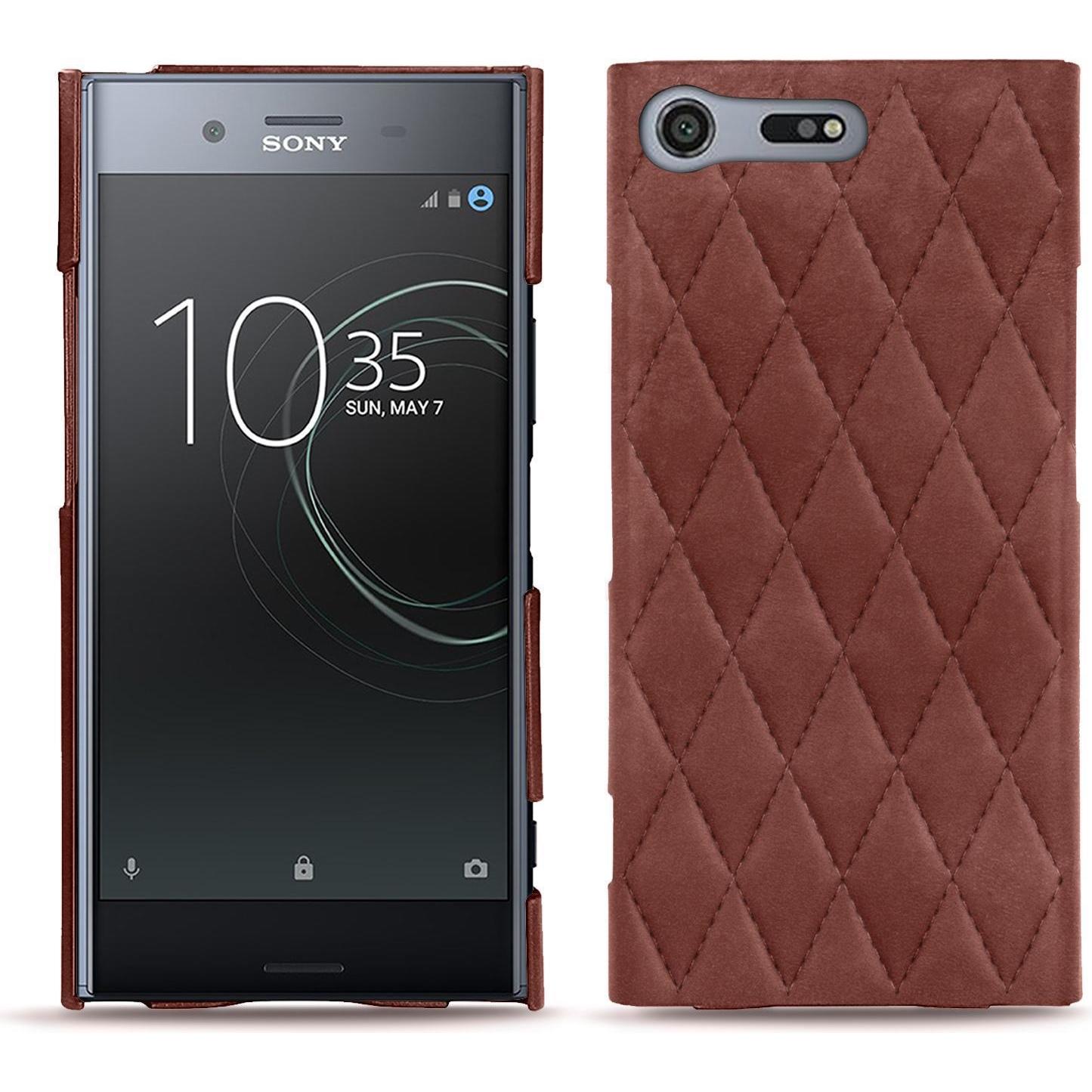 Thumbnail - Noreve Lederschutzhülle (Sony Xperia XZ Premium), Smartphone Hülle, Rot