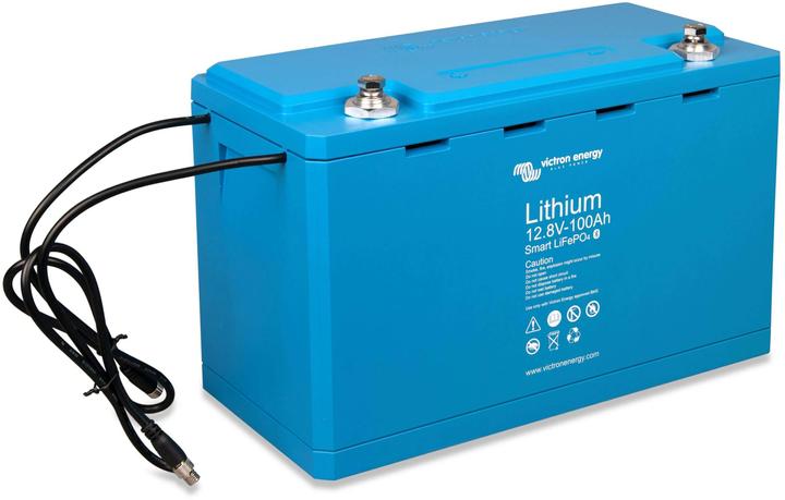 Victron Energy Batterie LiFePO4 12.8V/100Ah - Smart (12.80 V, 100 Ah)